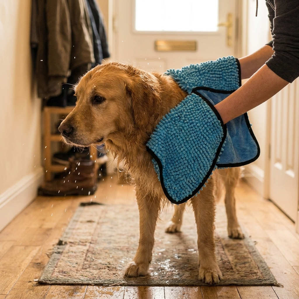 Mikrofaser-Handtuch für Hund & Katze – super saugfähig & schnell trocken