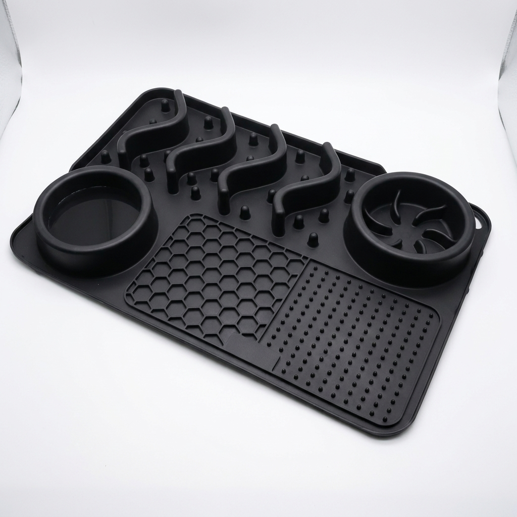 Silikon-Schleckmatte – Slow Feeder & Leckerli-Matte in einem